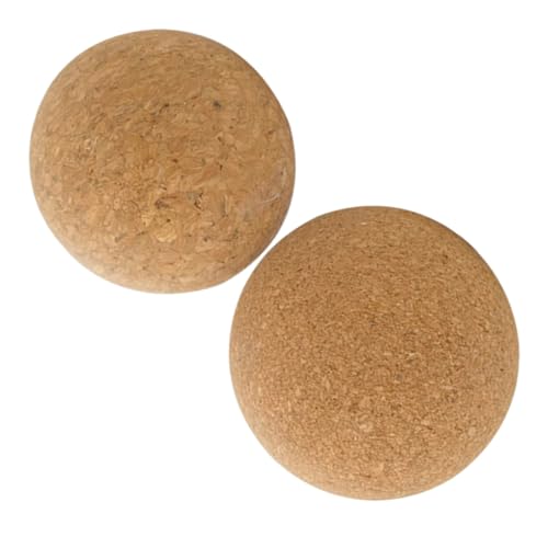 LALAFINA 2個 木製ワインデキャンター用コルクボール 多機能密封ストッパー ワインカラフ ボトル保存用アクセサリー 家 バー パーティー対応