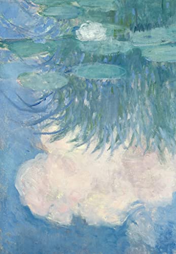 Impression Toile Détail des nymphéas de Claude Monet 60x90cm