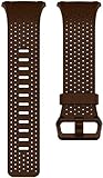 Fitbit Ionic Perforated Leather Accessory Band, Cognac, Large
