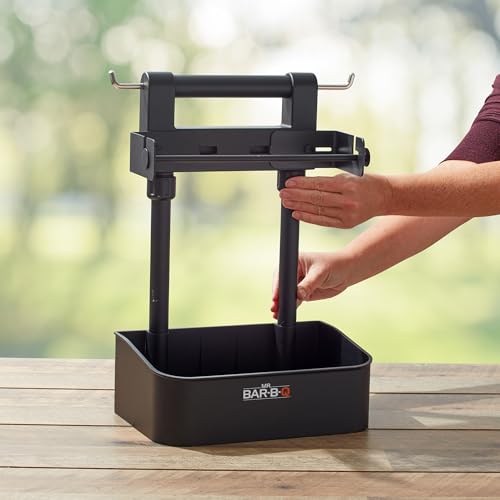 Mr. Bar-B-Q Caddy plegable para parrilla con gancho extendido miniatura 3