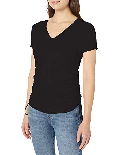 Image of Majestic Women's J072-FTS209 T-Shirt, 002. Noir, 8