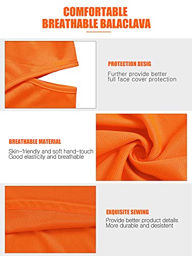 Image of SATINIOR 3 Piece Balaclava Face Cover Sun Protection Neck Cover Summer Balaclava for Men Women Outdoor Sports UV Protector