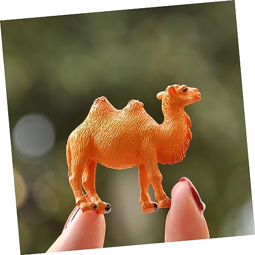STOBOK Kamel Modelle Miniatur Kamel Figur Tiermodell Desktop Ornamente,4Er Pack