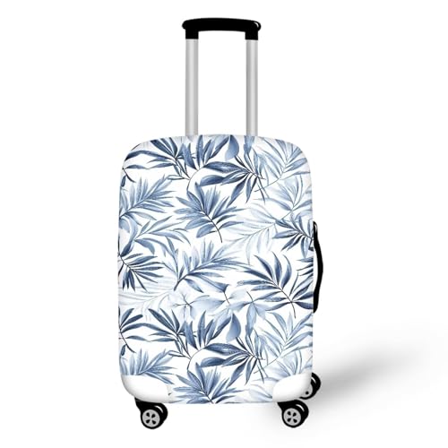 Luggage Cover, Sturdy Baggage Covers with Unique Prints Dustproof & Anti-Scratch Protector Anti Theft Lightweight for Business Travel Leaves