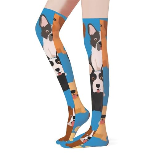 Women Girls Non Slide Athletic Socks for Work, Football, Trekking