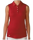 adidas Golf Women's Climalite Heather Sleeveless Polo