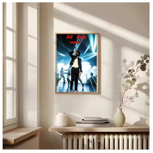 Poster Lil Baby rap music pour remplacer un mur blanc vide