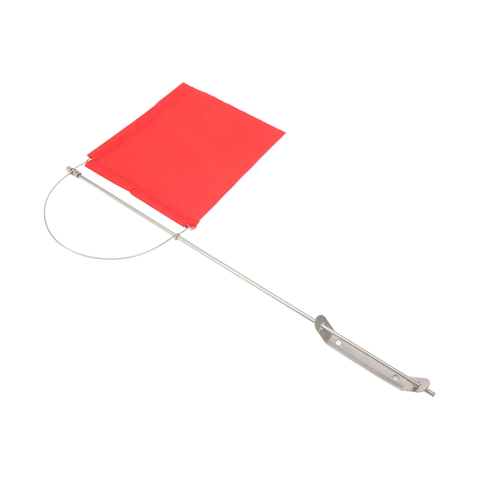 Drapeau Indicateur de Vent, Mât Marin en Acier Inoxydable, Drapeau de Bateau Rouge pour Voiliers, Yachts, Bateaux