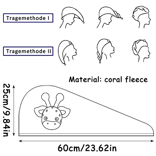 Turbante Asciugamano, Asciugamano per