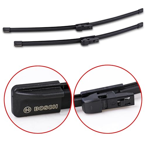 Image of BOSCH 3397014315 AeroTwin Wiper Blade Combo Pack - Set of 2 (24 inch & 20 inch) | Driver and Passenger Side Original Equipment Replacement Blades