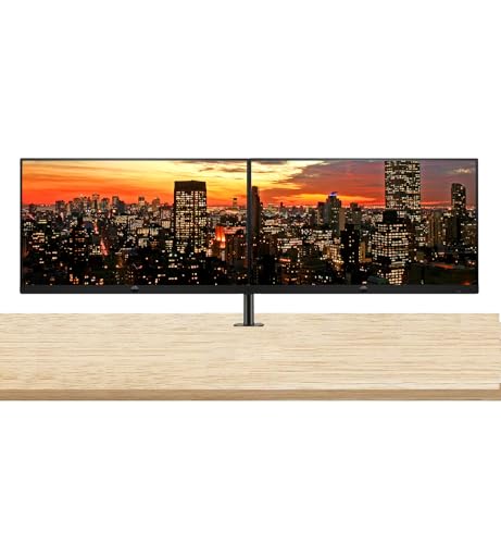 Image of HP Series 7 Pro 24-inch 724pu WUXGA (1920 x 1200) LCD Monitor, 2-Pack Daisy Chain Connectivity, DisplayPort, USB-C with 100W Power Delivery Bundled with Desk Mount Dual Monitor Stand