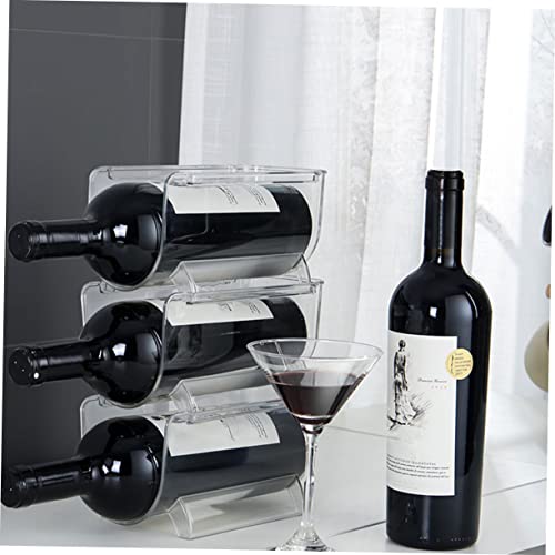 Soporte apilable para botellas de vino transparente COLLBATH miniatura 4