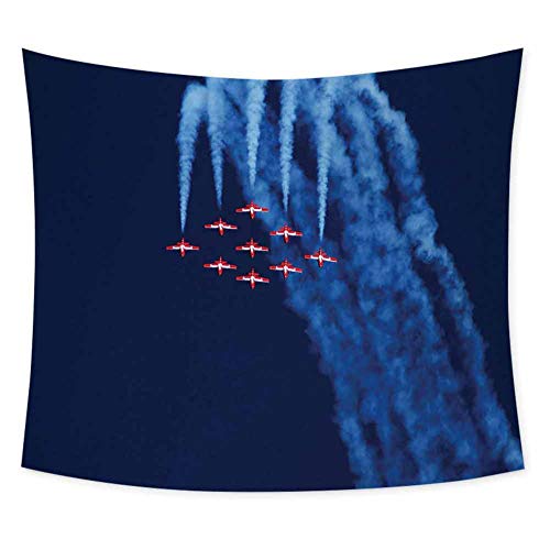 jecycleus Airplane Grateful Dead Tapestry Digital View Canadian Descending Snowbirds Up in The
