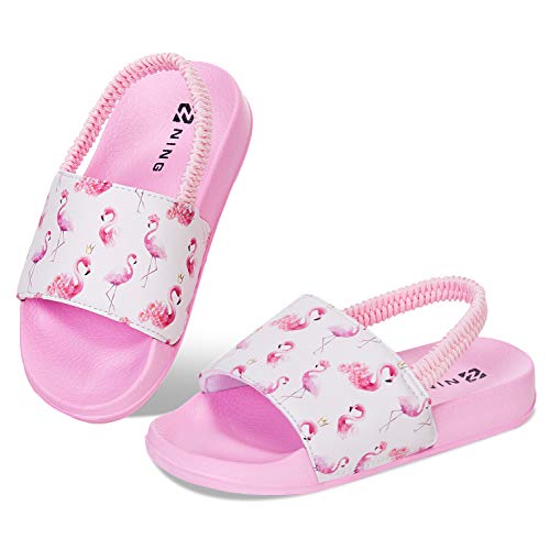 Image of WateLves Toddler Boys Girls Slides Sandals for Swim Beach Kids Water Shoes Casual Summer Slippers