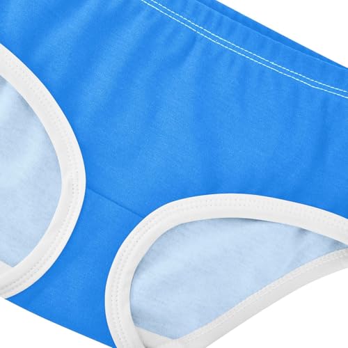 Joisal Cartoon Girls Underwear Toddler 2t Cotton Girl Panties Cute Azure Blue Briefs Kids Undies4