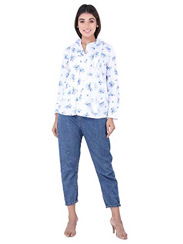 Image of SAMBHAV Girls /Women's Cotton Floral Print Sun Protection Summer Coat With Cap (Pack Of 1).
