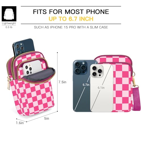 Image of YINHEXI Small Crossbody Bags for Women, Mini Cell Phone Wallet Purse, Shoulder Bag for Women and Men