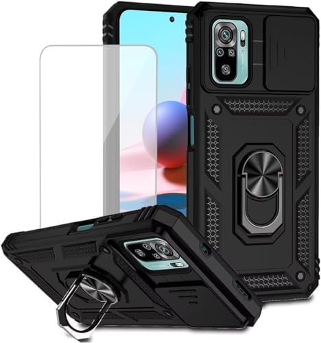 JIUNINE Cover Portafoglio Per Xiaomi Poco M5s / Redmi Note 10S - Custodia A Libro Con Farfalle 3D E Porta Carte