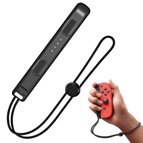 Controller Handgelenksschlaufe Kompatibel mit Switch, Für Joycon, Verstellbares Armband mit Sicherungsmechanismus, Ersatz Handriemen Zubehör für Gaming, Ideal für Bewegungssteuerung Sportspiele
