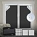OBdeco Tragbare 100% Verdunkelung Verdunkelungsrollo Reise-Verdunkelungsvorhänge,Oeko-TEX Standard 100,einfach anzubringen,Passend für Fenster jeder Größe und Form (Schwarz, 145 x 200 cm) Baby,Schwarz günstig Kaufen-OBdeco Tragbare 100% Verdunkelung Verdunkelungsrollo Reise-Verdunkelungsvorhänge,Oeko-TEX Standard 100,einfach anzubringen,Passend für Fenster jeder Größe und Form (Schwarz, 145 x 200 cm)