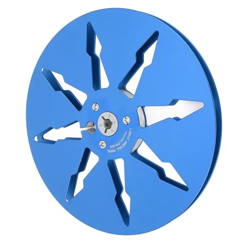 Tosuny Aluminium-Tonbandspule mit Offener Spule, Leere Spule, 7-Zoll-Band mit 8-Loch-Design für ReVox Studer, Hervorragende Klangqualität für Aufnahmen (Blue) Tosuny Aluminium-Tonbandspule mit Offener Spule, Leere Spule, 7-Zoll-Band mit 8-Loch-Design für ReVox Studer, Hervorragende Klangqualität für Aufnahmen (Blue)