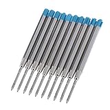 freneci 10x Reemplazo de bolígrafo azul estándar de repuesto para tinta Parker Style 3 mm
