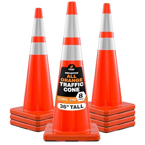 Image of Xpose Safety 36 Inch Orange Traffic Cones