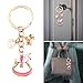 Eye Catching Designs Rainbow Unicorns Key Pendant Sturdy Alloy Materials Fashionable Charm For Everyday Daily Use