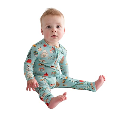 Image of Posh Peanut Convertible Baby Sleepers - Footless Baby Pajamas with 2 Way Zipper for Easy Diaper Changes