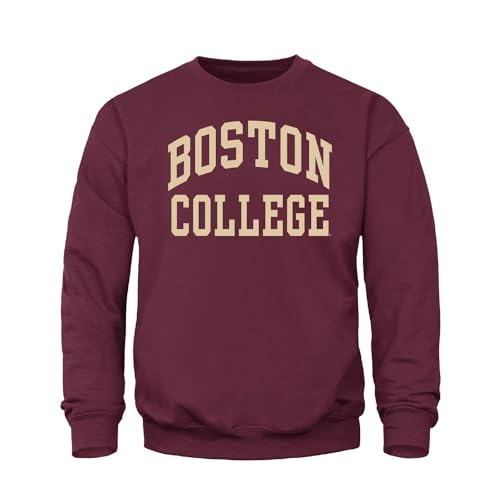 Barnesmith Boston College BC Eagles Adult Unisex Crewneck Sweatshirt Classic Maroon XX-Large