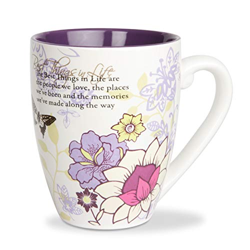 Pavilion Mark My Words The Best Things in Life Mug, 20-Ounce, 4-3 4-Inch
