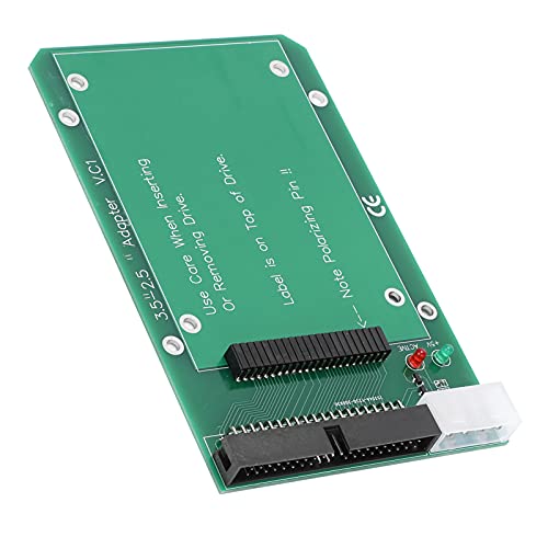 Annadue IDE 2.5 to 3.5 Adapter, 44 Pin 2.5-inch IDE Hard Drive of Laptop to 40 Pin 3.5‑inch Desktop PATA Port