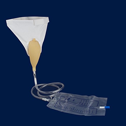 Urinal Bag Portable Wearable Urinal +Urine Bag Collector +Toilet Elastic Waistband 1000ml Reusable Pee Bag (Female) - Thumbnail 4