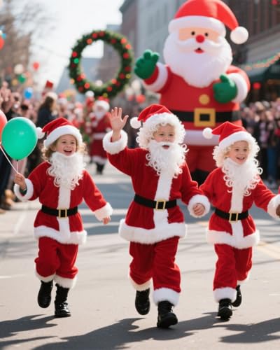 Disfraz completo de Santa Claus para niños miniatura 7