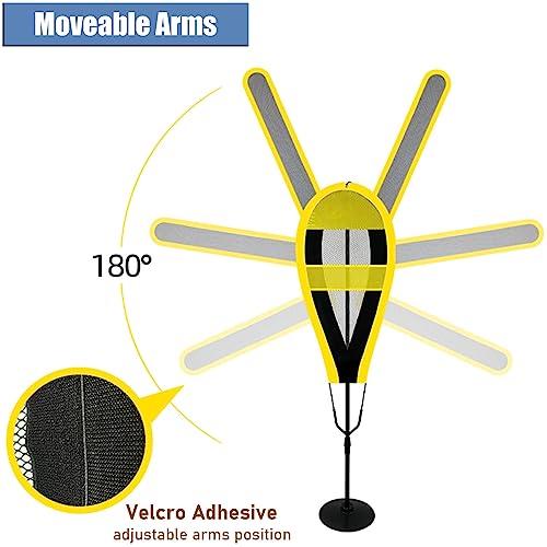 Manichino da basket Defender, attrezzatura portatile per allenamento di dribbling, mani mobili e altezza regolabile per pratica di tiro