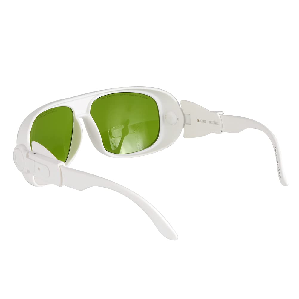 Yinhing Gafas de seguridad láser 1064nm certificadas CE, protección OD6+ para 450nm 532nm, lentes policarbonato -radiación para soldadura profesional, visibilidad clara