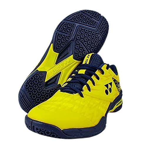 Yonex SHB 57 EX Non Marking Badminton Shoes, Yellow/Navy - 11 UK (B09DHR74D8) Amazon Price History, Amazon Price Tracker