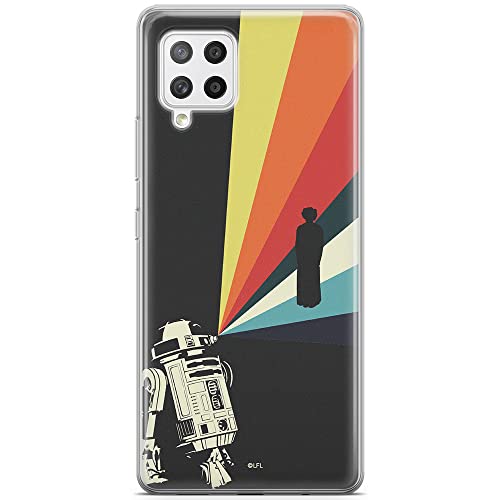 ERT GROUP Handyhülle für Samsung A42 5G Original und offiziell Lizenziertes Star Wars Muster R2D2 003 optimal an die Form des Handy angepasst, hülle aus TPU