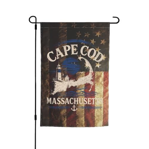 Garden Flag Cape Cod Massachusetts For Outside 12x18 Inch Double Sided Decorations For Yard9