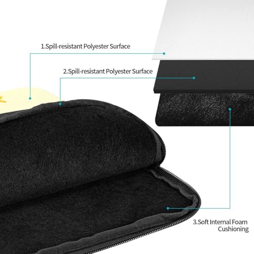 Blooming Daffodils Laptop Sleeve Case 15 Inch Suitable For Notebook Computer Tablet Traveling Carrying Simple Case3