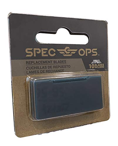 Spec Ops Tools Safety Knife Blade Replacement, 10-Pack