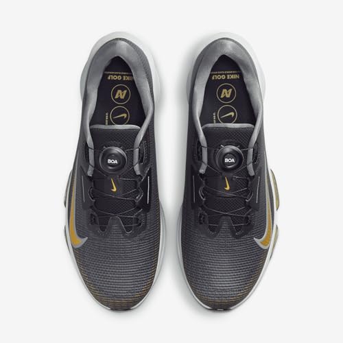 Lebron Witness 7 Little Kids' Shoes (FN6730-003, Black/Cool Grey/Pure Platinum/Infinite Gold) Size 94