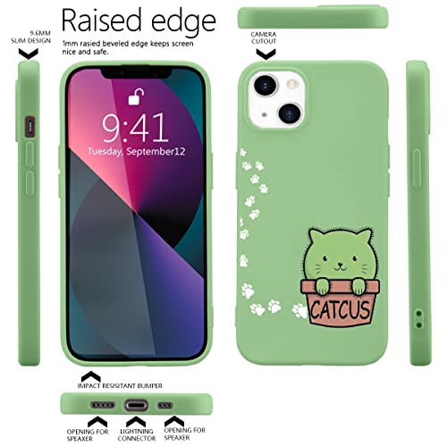 MAYCARI Custodia verde per iPhone 13 mini