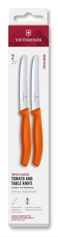 Image secondaire de Set de Couteaux à Petit Déjeuner Victorinox - 2 Pièces Orange