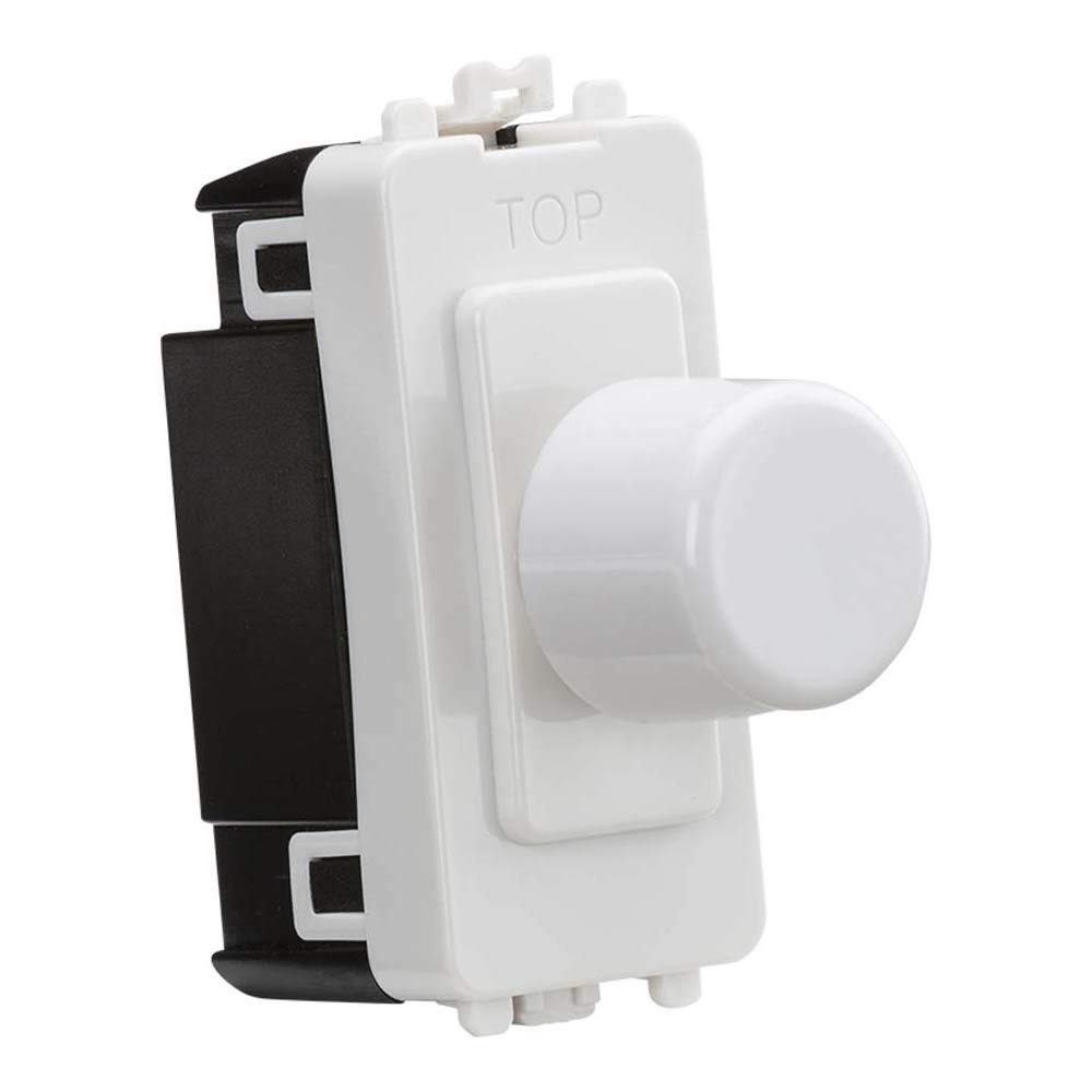Knightsbridge GDM022U 6A 1G 2-Way Dummy Dimmer Module - White
