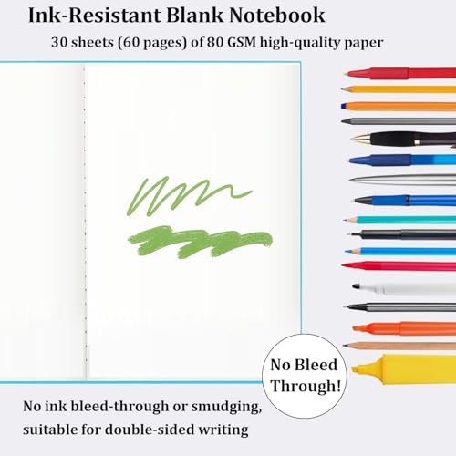 Carnets vierges colorés A5 pour ne plus jamais manquer de pages