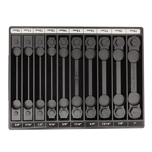 TOOL SORTER SOCKET ORGANIZER (BLACK) | Reduce Frustration, Save...