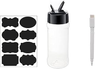 Plastic Spice Jars 32 PCS Bottle 100ml Plastic Jars For Spice Salt And Pepper Shaker Seasoning Containers For Herbs Powders For Spice Herbs Powders Glitters