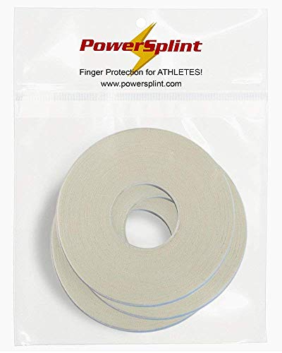 powersplint dedo cinta para atletas; 3 unidades; 1/3 pulgadas de ancho (8 cm)