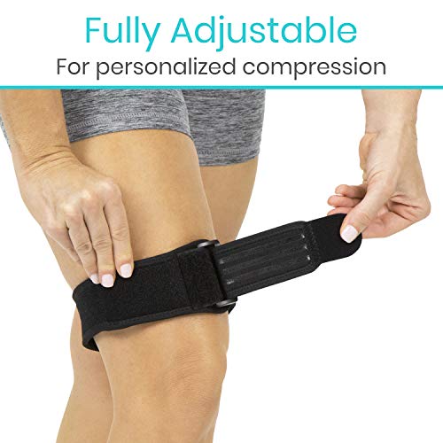 Vive It Band Strap - Iliotibial Band Compression Wrap - Outside Of Knee Pain, Hip, Thigh & Itb Syndrome Support - Neoprene Brace For Running And Exercise - Athletic Stabilizer For Men, Women #TOP6